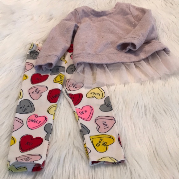 Cat & Jack Other - Cat & Jack Toddler Girl Leggings & Top